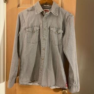 Wrangler Indigo Grey Denim Shirt
